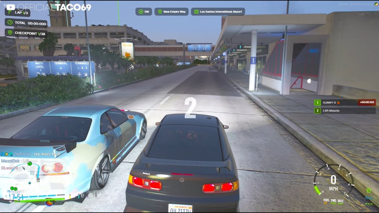 Taco takes Mr.K as Passenger Princess in 1v1 Pink Slip Races vs AJ | Prodigy RP | GTA RP | CG