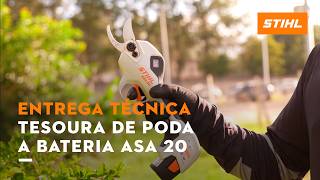 Entrega Técnica | Tesoura de poda a bateria ASA 20