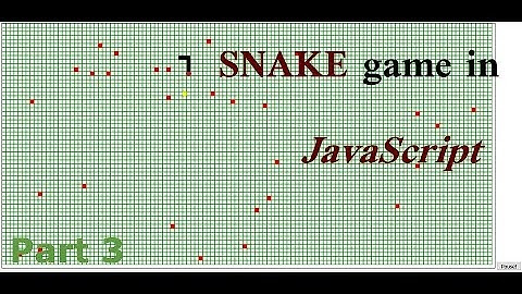 CBP Javascript: the SNAKE game, Part 3