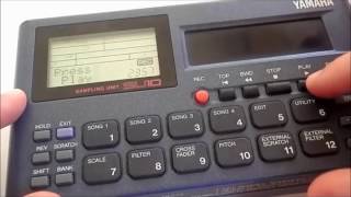 Yamaha SU10 sampler comprehensive demo/review/tutorial - YouTube