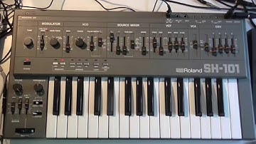 Roland SH 101 - Sound Test (Line Rec good quality)