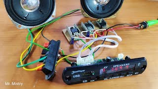 DIY Bluetooth Amplifier using Z44 Mosfet