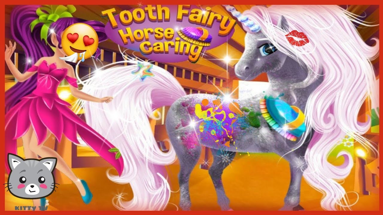 Fun Horse Care Games Pet Pony Tooth Fairy Makeover Clean Up Hair Salon Kids & Girls Games 1