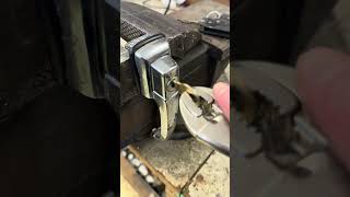 1962 VW beetle handmade key for door handle, not an instructional video #allockandkeyco #locksmith