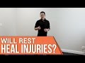 Will rest heal a groin pull or other injuries?