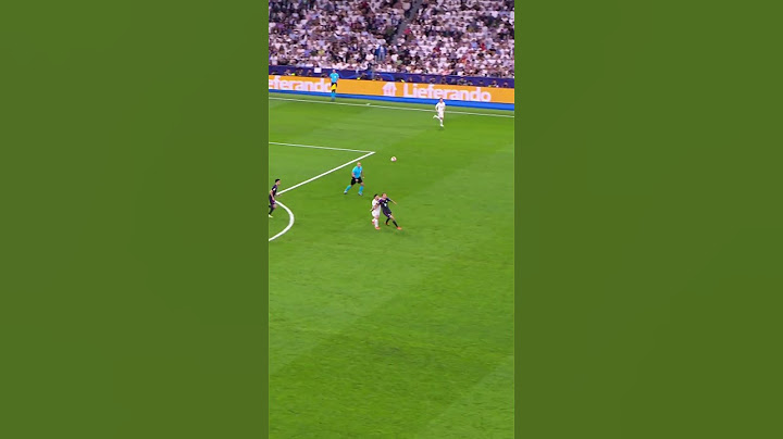 Modrić: takes the corner, tracks back to make the recovery 💪