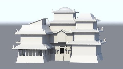 Temple Timelapse 2 - MAYA 2017