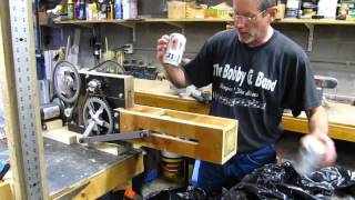 Can Crusher using Treadmill Motor and Bicycle gears #1