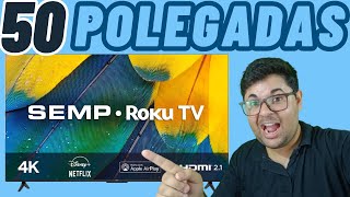 SMARTV SEMP 50 POLEGADAS RK8600 Wi-Fi - 3 HDMI 1 USB 4K VALE A PENA COMPRAR [UHD LED]