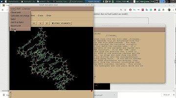 T3.2 AMBER 2.1.2) Loading the structure into Leap