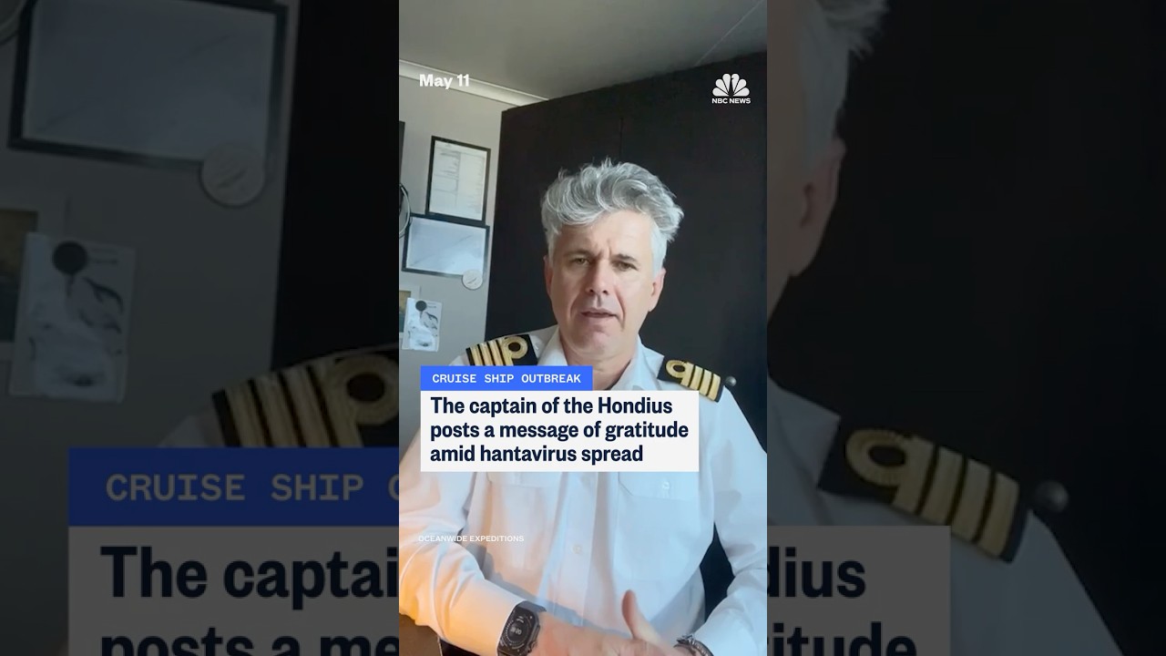 The captain of the Hondius posts a message of gratitude amid hantavirus spread The captain of the Hondius posts a message of gratitude amid hantavirus spread