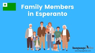 Family Members in Esperanto (with audio)