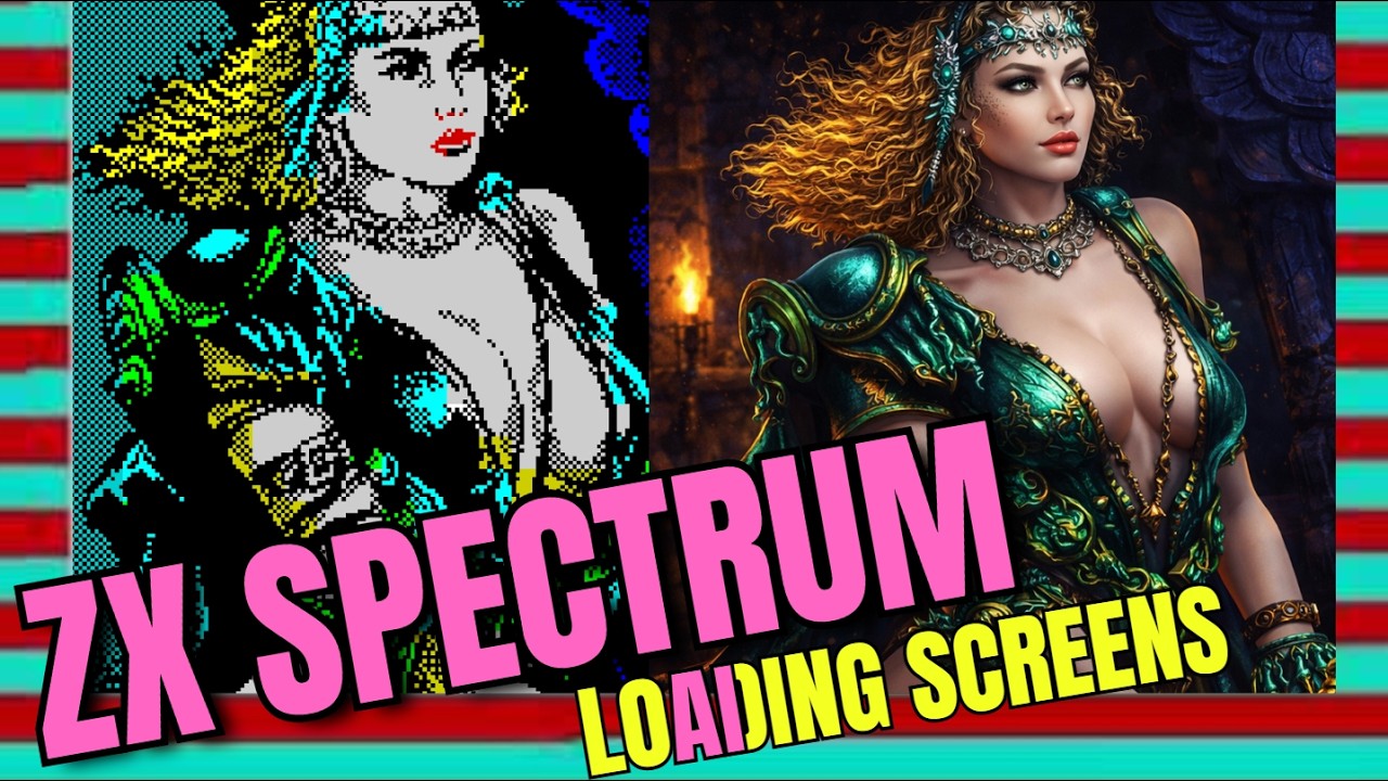 ZX Spectrum Loading Screen (AI 2) - YouTube