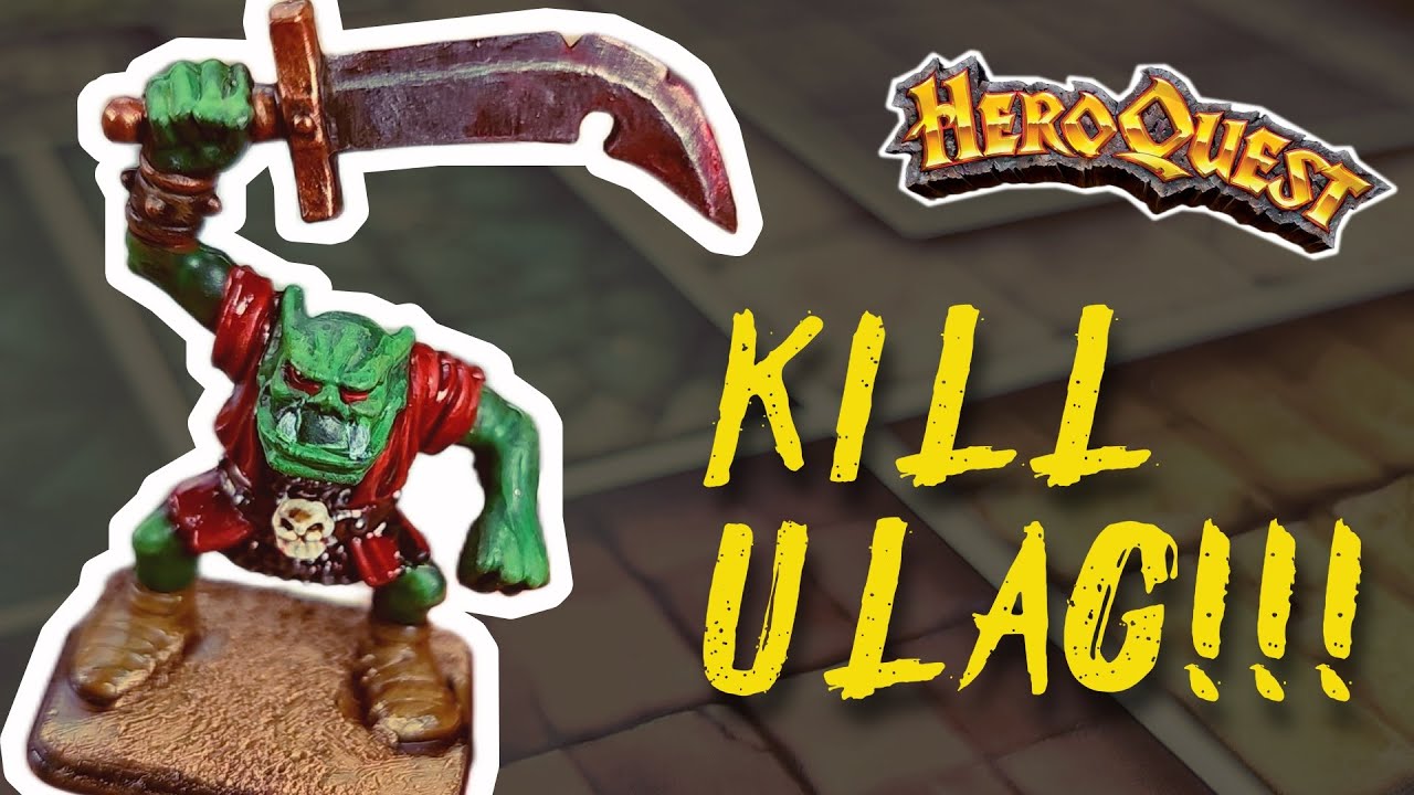 HeroQuest Classic | Lair of the Orc Warlord | Stop Motion Playthrough