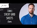 How to use the Tim Holtz Sticky Grids with designer Josh – Sizzix