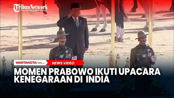 Momen Prabowo Ikuti Upacara Kenegaraan di Rashtrapati Bhavan India