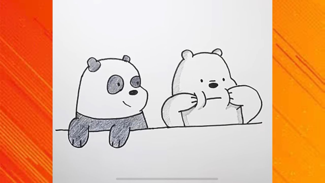 How to draw panda drawing | drawing | easy step | Anku art 