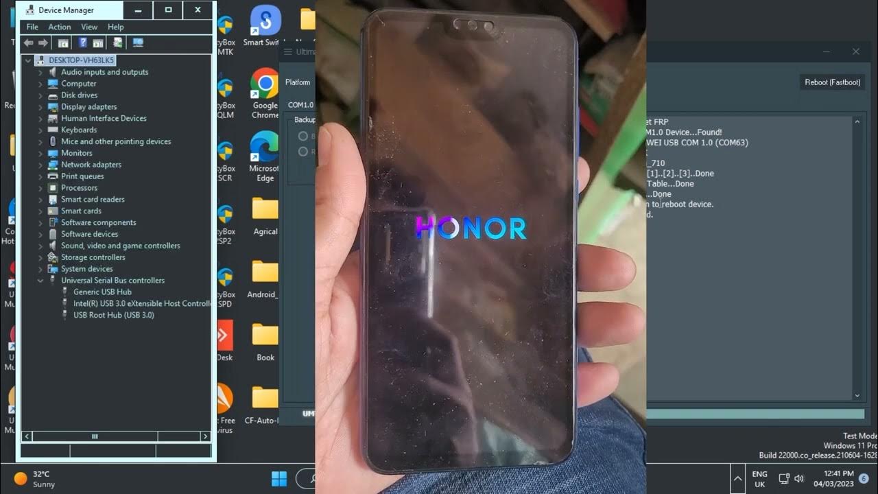 Unlock Honor JSNL22 FRP with UMT Easy and StepbyStep Guide YouTube