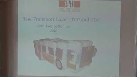 TCP-IP 2016: The transport layer - part 1