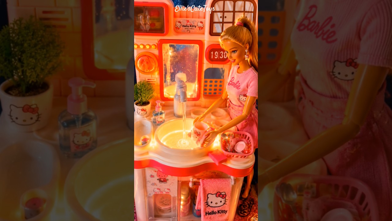 Unbelievably Satisfying ASMR Sounds from miniature dressing Kitchen Toys Playset | Toy Review
