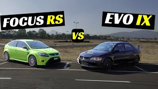 Focus RS vs EVO IX : Duelo de Titanes .- Velocidad Total