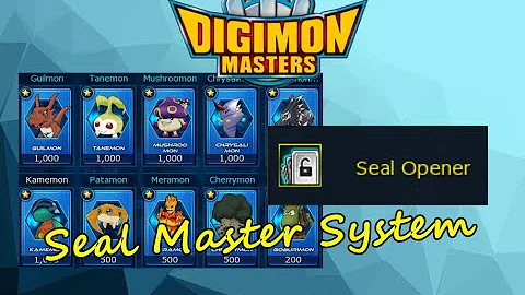 【Digimon Masters】Seal Masters System Explained!