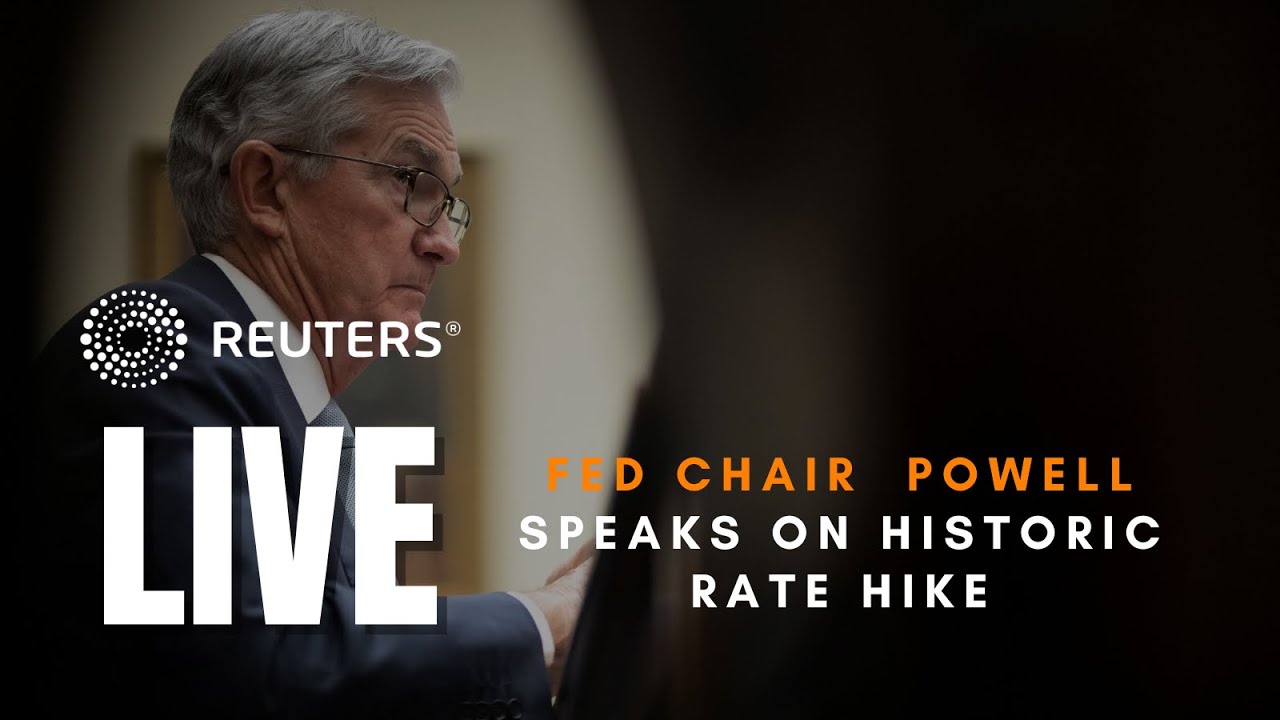 LIVE: Fed Chair Powell speaks after 0.75 percentage rate hike - YouTube