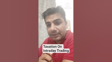 Tax On Intraday Trading #viralvideo #shortsviral #shortsfeed #shorts #intraday #options #tax #itr