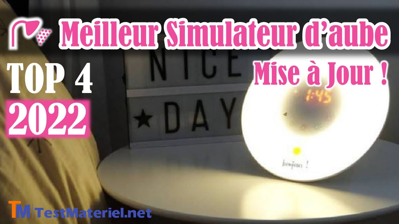 Simulateur d'Aube Haute Fidélité – Pour un Éveil en Lumière – Réveil  Lumineux avec Mode Nuit Noire et Bruit Blanc – Simulation Lumière Soleil,  Crépuscule, Lampe Chevet Radio : : Luminaires et Éclairage