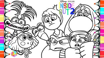 Inside Out 2 Coloring Pages / How to Color All Main Characters from Inside Out 2 / NCS Music