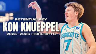 Kon Knueppel Potential ROTY 2025-2026 Season Highlights