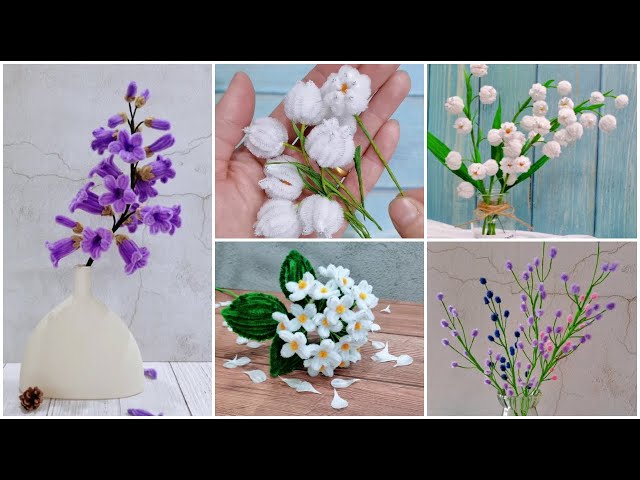 Pipe Cleaner Flowers for Kids - Kidpid