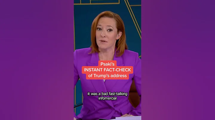 Psaki's INSTANT FACT-CHECK of Trump's address