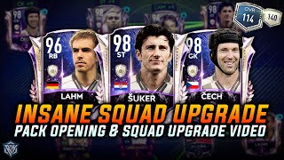CLAIMING PRIME ICON SUKER AND HUGE SQUAD UPGRADE TO 114 RATED | FIFA MOBILE 21 PACK OPENING |