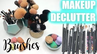 MAKEUP DECLUTTER: Brushes