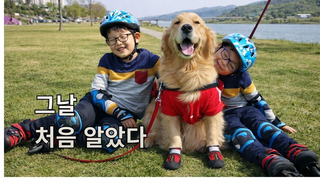 아기 골든리트리버는 그렇게 보호자가 되었습니다