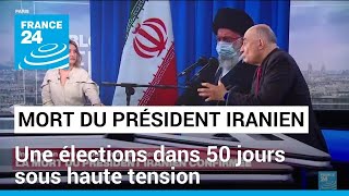 Mort Du Président Iranien Il Y Aura Un Choix Savant Opéré Par Le Guide Suprême France 24