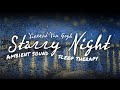 Van Gogh Starry Night Provence ASMR | Relaxing Ambience for Stress Relief | White Noise for Sleeping