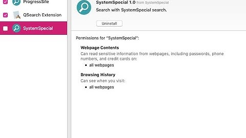 SystemSpecial adware removal (Mac).