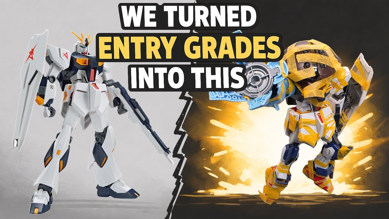 We Started With Entry Grades and This Happened #gunpla #gunplacustom #gundam