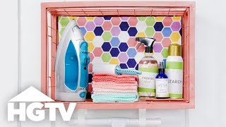 Easy Does It: DIY Ironing Essentials Station | HGTV