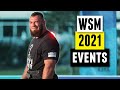 The Events at World's Strongest Man 2021