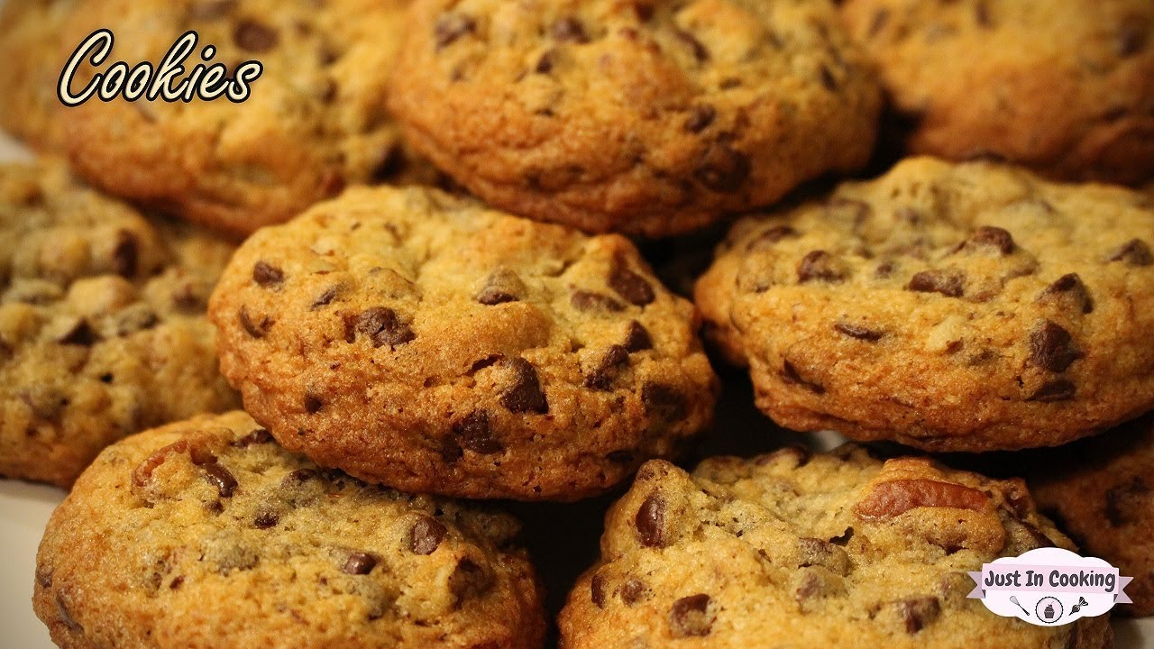 Recette - Cookies aux pépites de chocolat en vidéo 