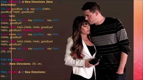 Hello, Goodbye Glee Lyrics