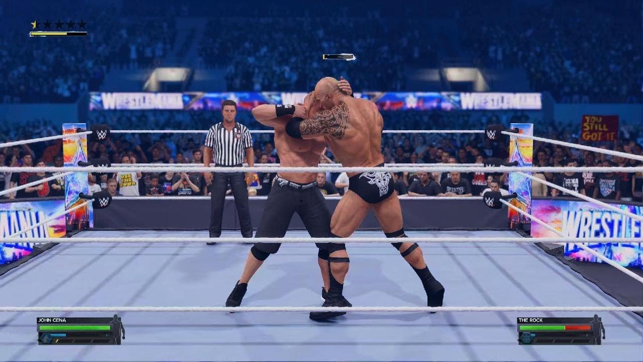 John Cena vs The Rock 🔥 Icon vs Icon | WWE 2K24 PS5 4K | @TRIPLEAAAGAMER 