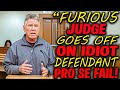 WHOA!!! Male Karen Pushes Too Far… Judge DESTROYS Him on the Spot! Pro Se FAIL!