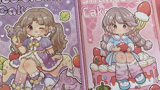 【asmr】Kawaii journaling  Relaxing Video リラックス 睡眠動画 【紙もの】