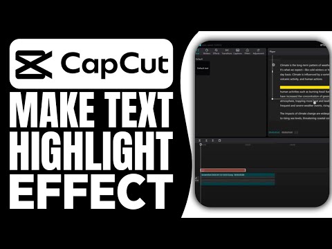 How to Make Text Highlight Effect in CapCut PC (2024)
