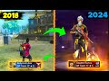 Gamer ratul  2018  hip hop id  gamer ratul 2018 vs 2024  garena free fire