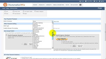 Step #2 - Video 2: Setting Up a Credit Card Payment Gateway in 1AutomationWiz